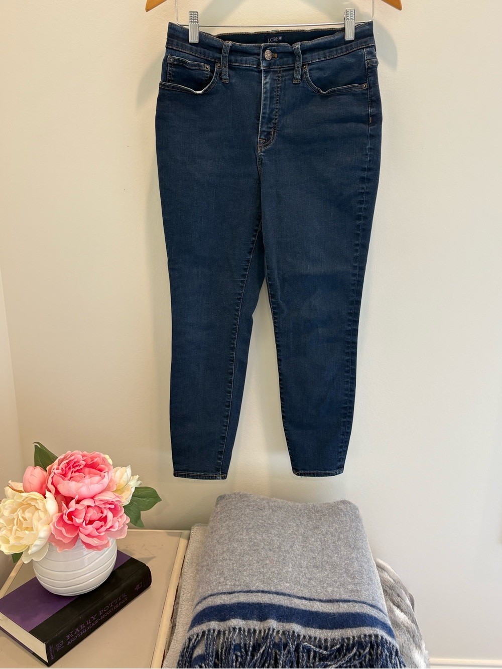 Dark Blue Women's Stretch Skinny Jeans
